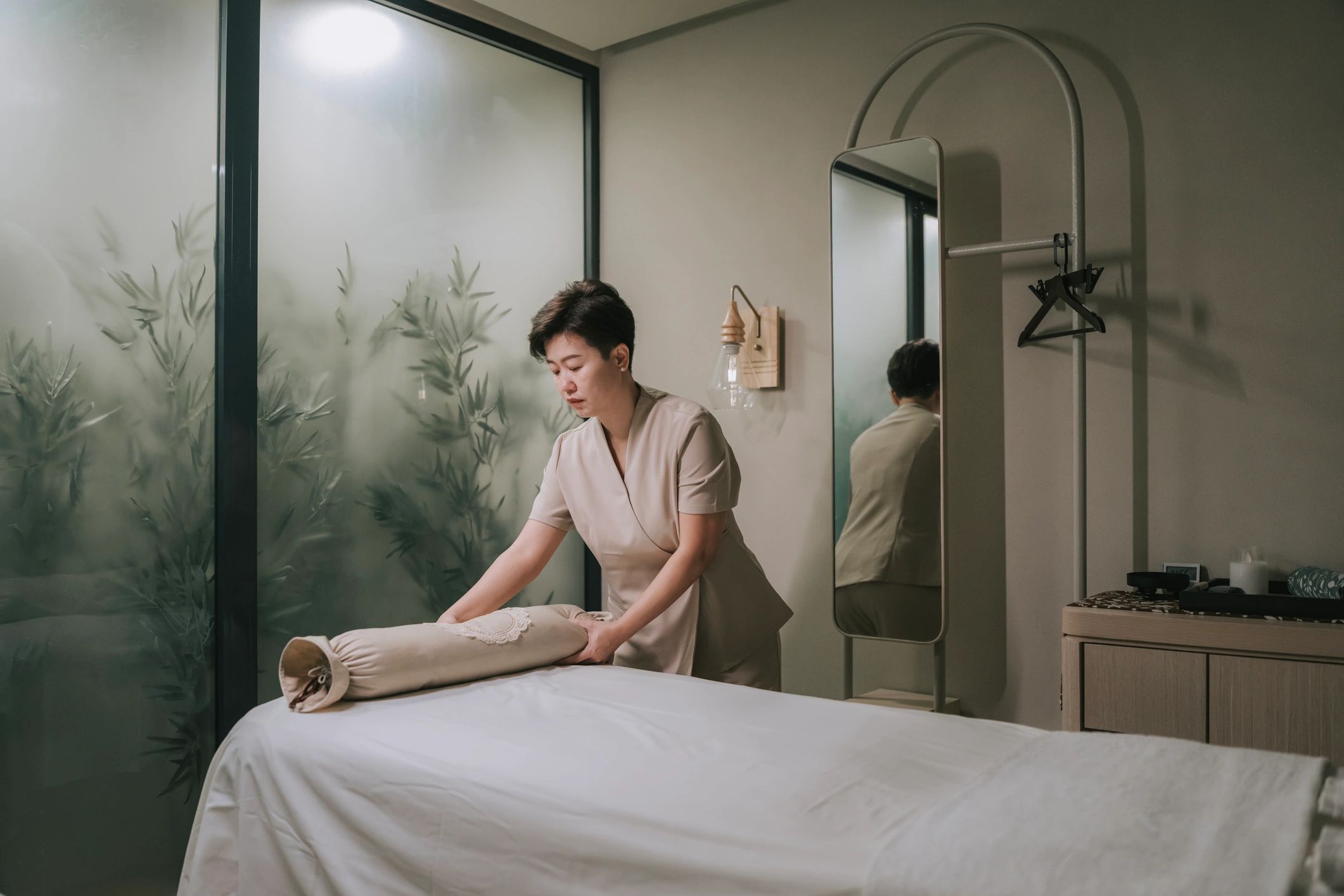 relaxing therapy room